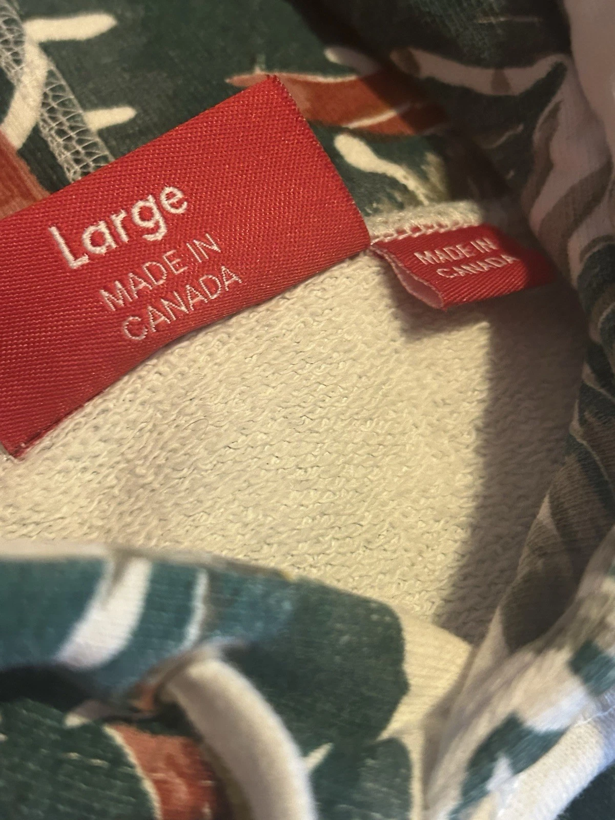 Supreme Felpa con Cappuccio Floreale S S 2012 Pullover Taglia Large