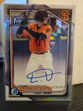 2024 Bowman Chrome - Prospect Autographs Refractor Lisbel Diaz