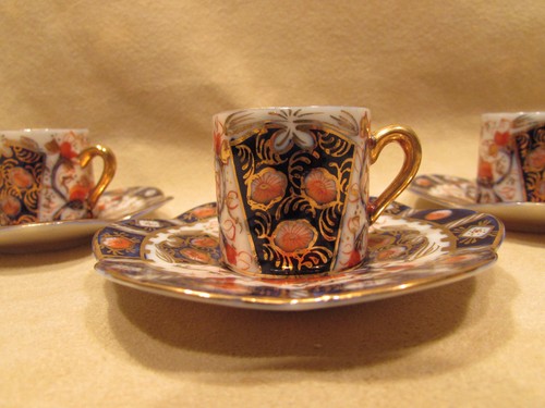 Taza de té/salchicha vintage Hokutosh Bone China pintada a mano hecha en el Japón ocupado - Imagen 2 de 22