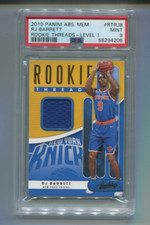 2019 Absolute - RJ BARRETT -  Rookie Threads Jersey - PSA 9 Pop 1 None Higher