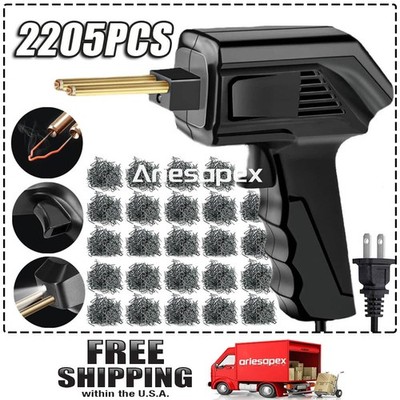 Plastic Welder Kit Soldering Tool Car Bumper Repair Welding Gun 2205Staples Case