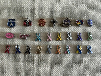 Origami Owl ''Your Choice'' Occupation & Cancer Ribbon Charms for Lockets #8