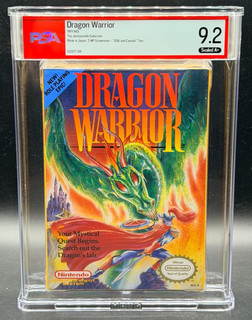 Dragon Warrior Nintendo NES 2HP Screenshot Sealed New PSA 9.2 A NOT WATA Graded