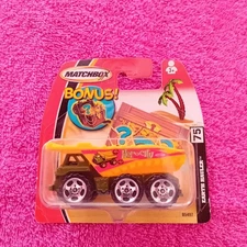 Matchbox 1-75 "Bonus !" Series Carded - #75 Earth Hauler - Dull Green & Yellow