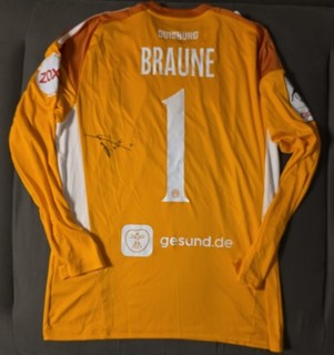 Signiertes MSV Trikot von Max Braune