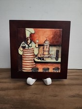 Ceramic Backsplash Tile Mural Coffee Kitchen Roasting Pierre H1