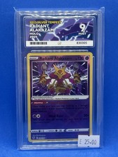 Pokémon Strahlender Alakazam 059/195 Silberner Sturm ACE 9 Gem Mint Ace Label