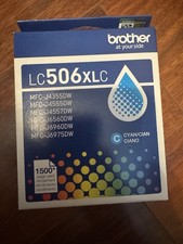 Brother Genuine LC506XLC High Yield Cyan Ink Cartridge