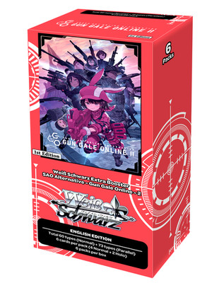 Weiss Schwarz Sword Art Online Gun Gale 2 Extra Booster Box English 1st Edition