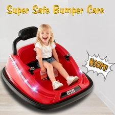 12V Kids Ride on Bumper Car 360° Spinning Electric Vehicle w/Remote Control MP3