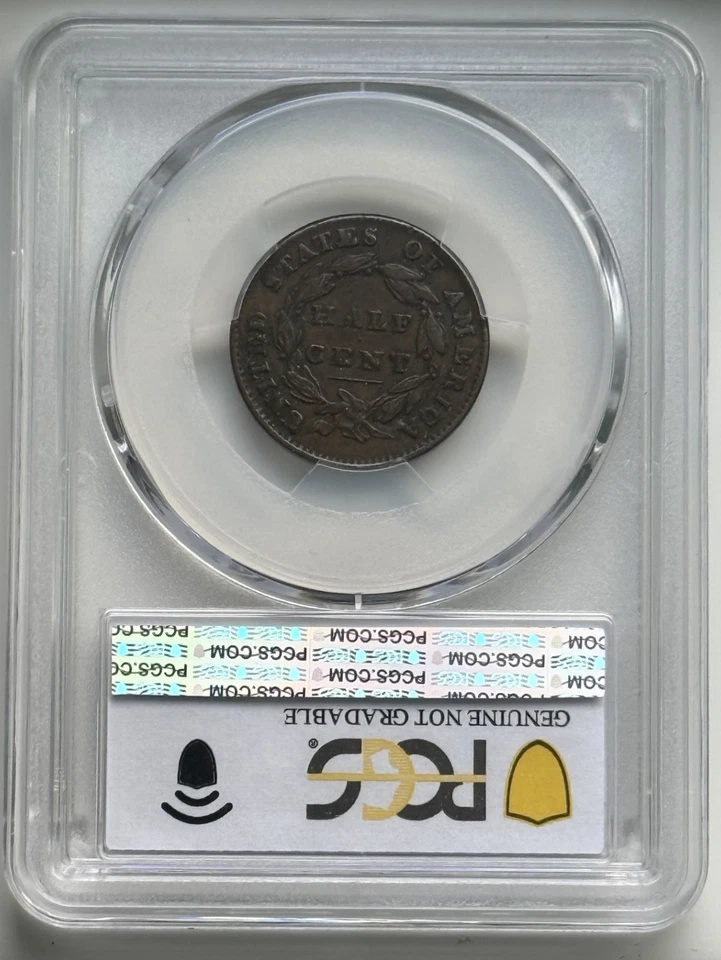 1832 Classic Head Half Cent - PCGS XF Detail - Image 2 of 4