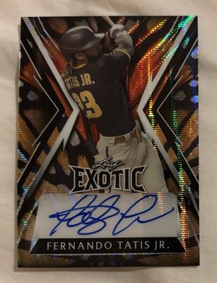 2023 Leaf Exotic Fernando Tatis Jr Auto Leopard 1/1 | eBay 2023 Leaf Exotic Fernando Tatis Jr Auto Leopard 1/1 | eBay
