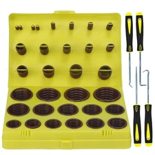 ZDBB 382 PCS SAE FKM Viton O Ring Assortment Kit 30 Sizes Fluorocarbon Oring ...