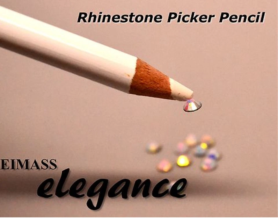 EIMASS® Rhinestone Diamante Gem Bead Picker Pencil Tool Nail Art Painter, Wax