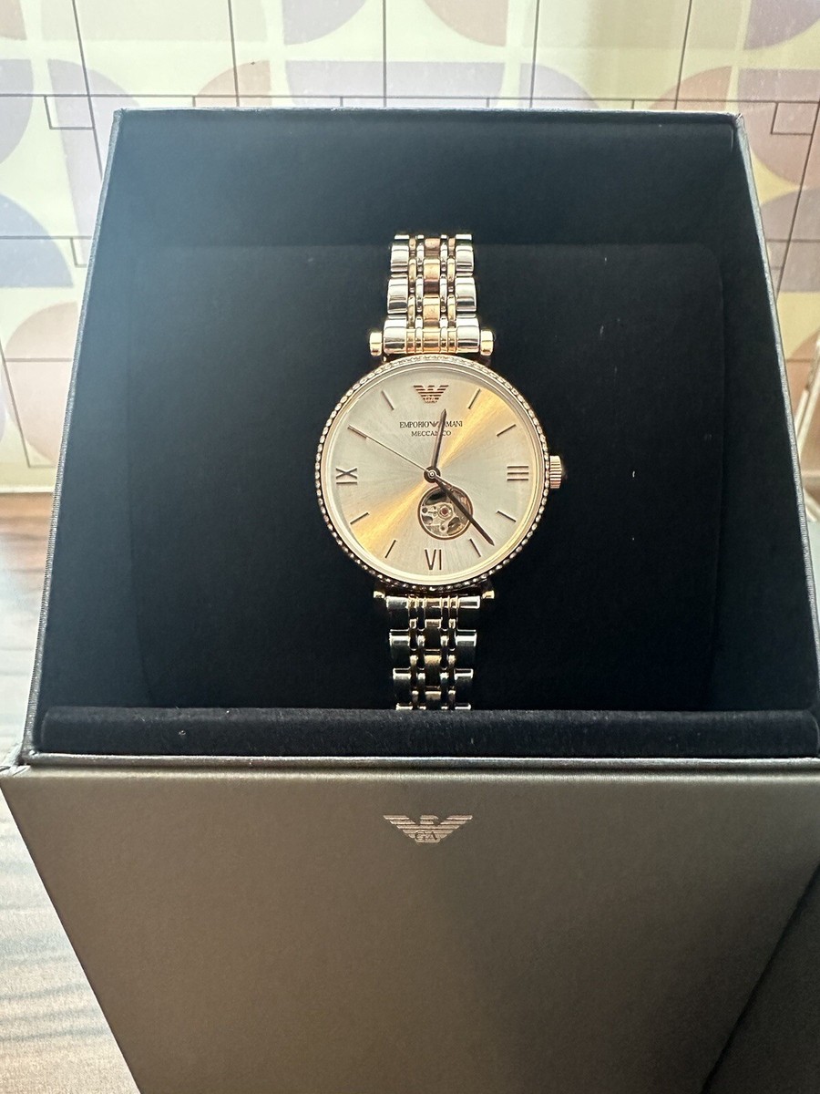Emporio Armani Three-Hand Automatic Two-Tone Stainless Steel  display picture 2