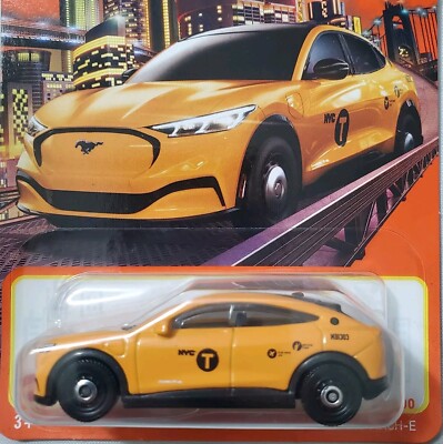 Matchbox 2021 Ford Mustang Mach E Car Yellow Diecast 1:64 Toy