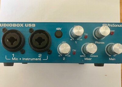 PreSonus AUDIOBOX USB 96 2 Channel Audio Interface