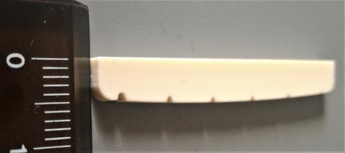 REPLACEMENT ELECTRIC GUITAR NUT, PLASTIC, NEW, FREE POSTAGE! - Picture 4 of 5