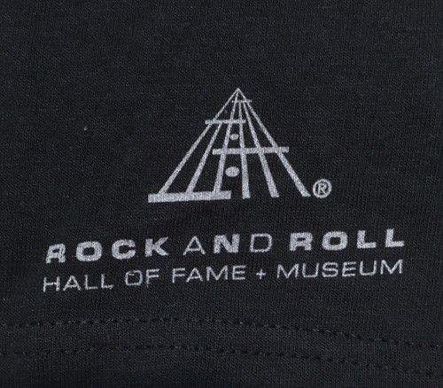 NWOT Rock ‘n’ Roll Hall of Fame CHAMPION Youth XS Dark Navy Blue Guitar Logo Tee - Picture 3 of 6