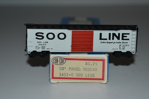 Spur N Con-Cor 1451 Soo Like 50' Single Door Boxcar 165310 C7876 | Zustand: Used