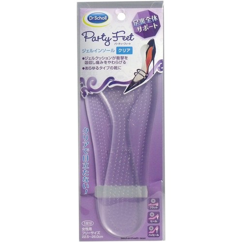 JAPAN DR.SCHOLL / DRSCHOLL INSOLE PARTY FEET GEL CUSHION BEAUTY&HEALTH