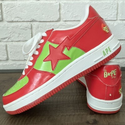BAPESTA Lackleder Sneaker BAPE STA a Bath Ape NIGO US 8,5 aus Japan JP