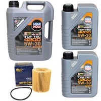 MotoröL Set Top Tec 4200 5W-30 Liqui Moly 7 Liter + ÖLfilter FüR Lexus Toyota