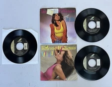 Lot of (3) Vanessa Williams 45 RPM Records - (2) With Picture Sleeves