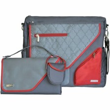 JJ Cole Collections Metra Diaper Bag, Crimson Arbor