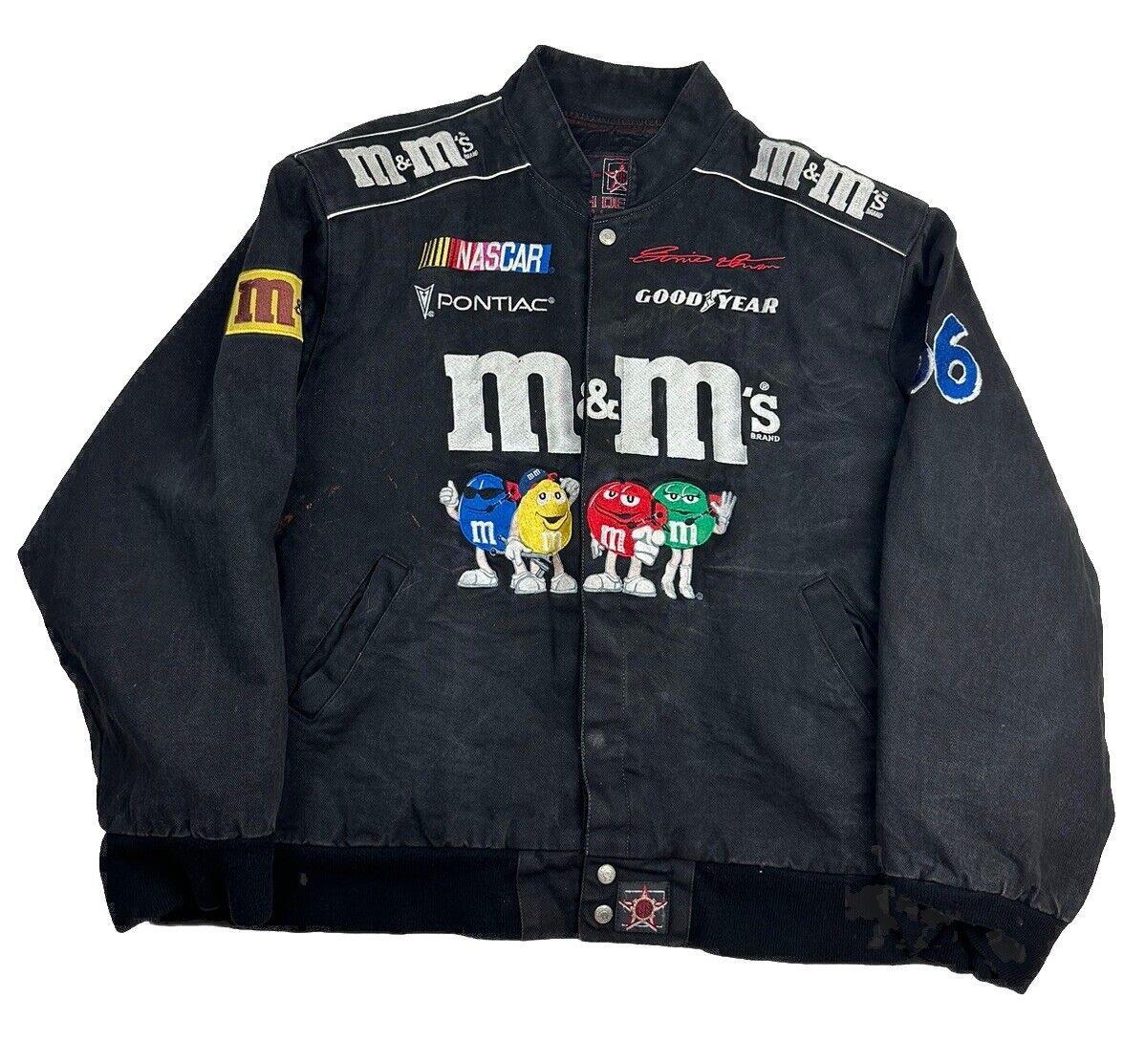 Vintage JH Design Nascar M&M's Ken Schrader #36 Racing Vintage JH Design Nascar M&M's Ken Schrader #36 Racing
