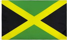 NEW Jamaica National Flag 3x5 Ft Outdoor Banner Double Sided Metal Grommets
