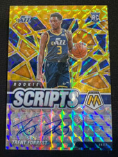 TRENT FORREST Utah Jazz 2020-21 Panini Mosaic Rookie Scripts #RS-TFO GOLD AUTO