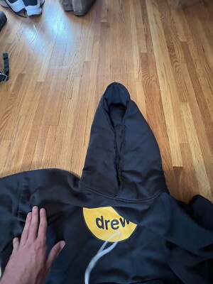 DREW Deconstructed Mascot Hoodie Black Large | eBay