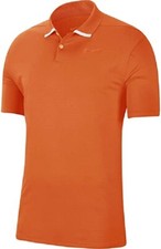 Nike Men's Dri-FIT Vapor Golf Polo Orange/White Size Medium