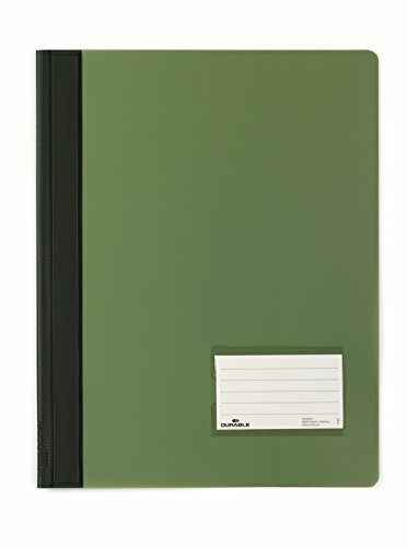 Durable Document Folder - folders (Green, PVC, A4, Portrait, 57 x 90 mm) (Z9C)