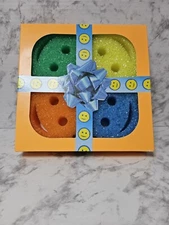 Scrub Daddy Scratch Free Sponge 4 Pack! Multicolor Non-Toxic Brand New In Box.