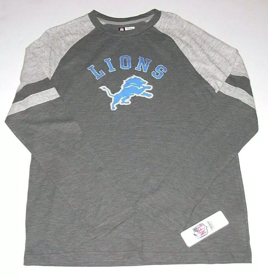 Detroit Lions Men's NFL Team Apparel Long Sleeve Shirt Big Tall 3X,3XT or 4X