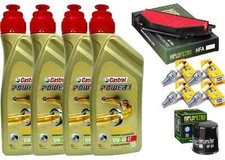 KAWASAKI ZX636 NINJIA 2013 2020 TAGLIANDO CASTROL 10W40 FILTRO ARIA OLIO CANDELE