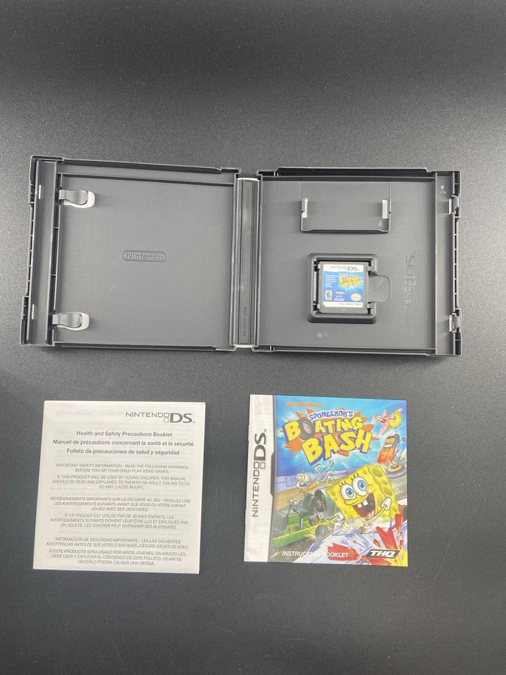 Nintendo DS SpongeBob Boating Bash With Manual  - Image 4 of 4