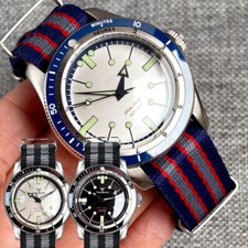 20ATM 40mm Tandorio Black Blue Dial PT5000 Miyota 8215 NH35 Automatic Mens Watch