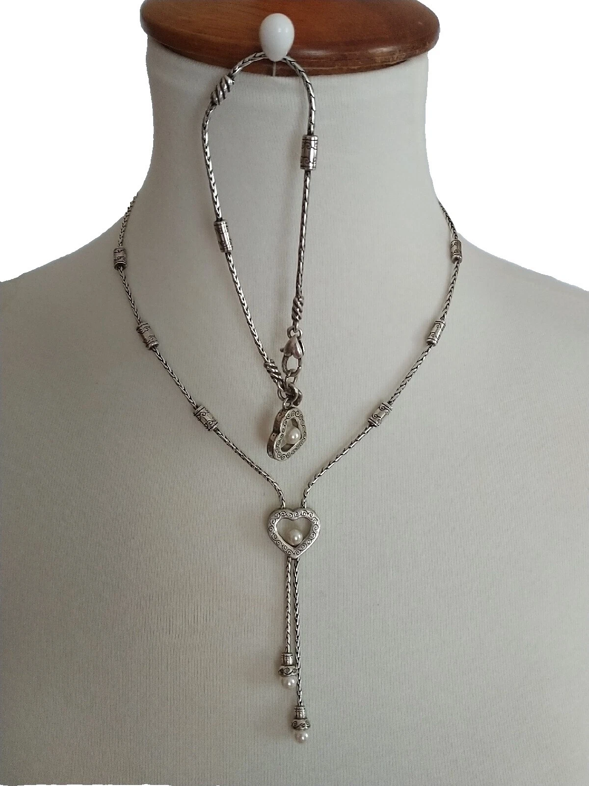 Brighton Collares y colgantes De Moda Lazo Perlas