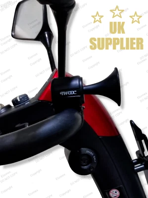 MOBILITY SCOOTER ELECTRIC HORN. PANIC ALARM LOUD 120 DECIBELS EAR PIERCING ALARM