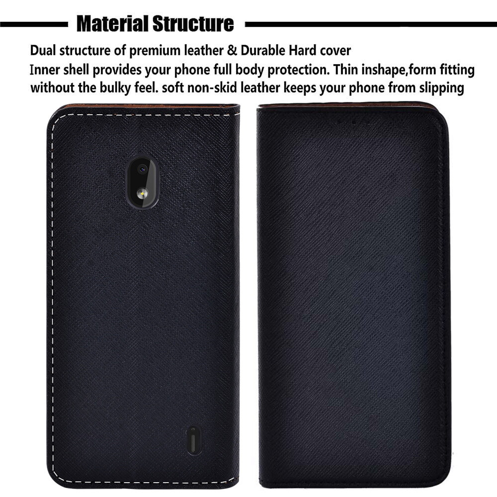 Leather Stand Cover Wallet Phone Case Fit Nokia 1 Plus/Nokia 1.3/ Nokia