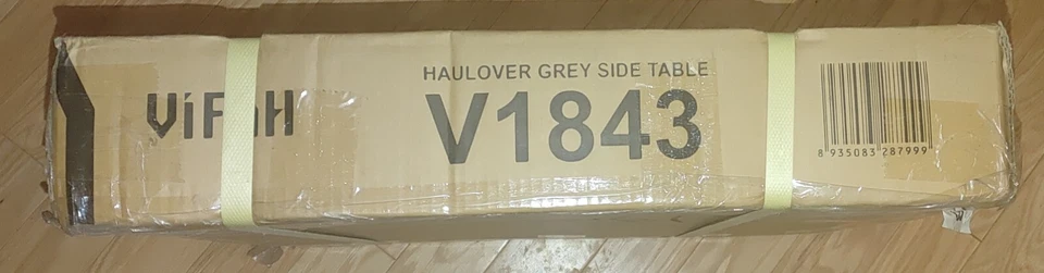 Mesa auxiliar de madera para patio exterior renacentista Vifah V1843 Foto 3 de 3