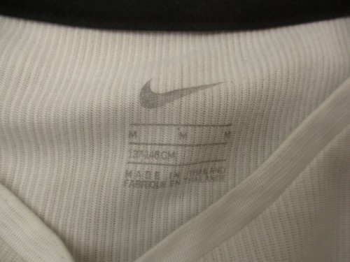 NIKE Size M Girls Cotton Stretch Short Sleeve Crop Training Athletic Top 423 - Picture 6 of 8