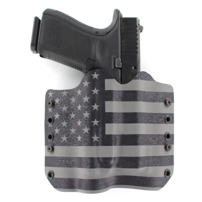 OWB Kydex Holster for Hanguns with Crimson Trace CMR 209 - GUNMETAL GRAY USA