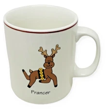 Ltd. Commodities - Christmas Reindeer Prancer - Coffee Hot Chocolate Mug