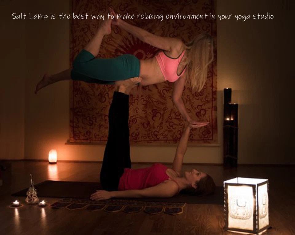 Lámpara de sal de roca de cristal natural del Himalaya IndusClassic purificador de aire 6 ~ 9 libras Foto 4 de 4