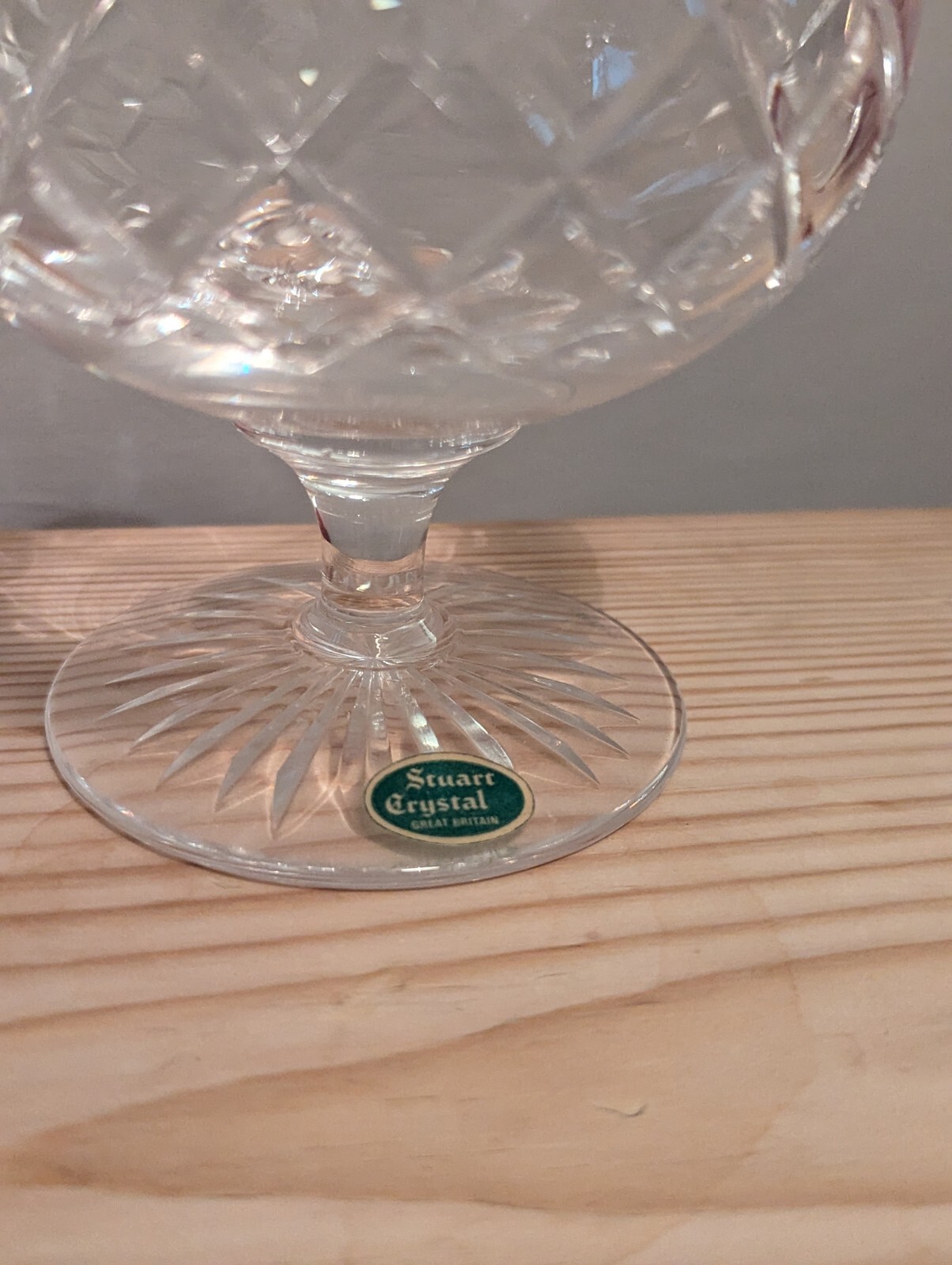 Stuart Crystal Brandy Glasses eBay