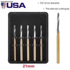 Dental Endodontic ENDO-Z Tungsten Carbide Burs FG Round Bur High Speed 21mm